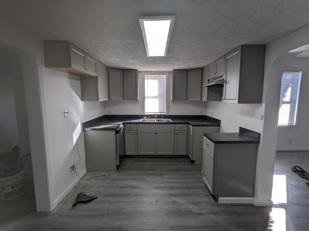 Renovated kitchen photograph from JEM project